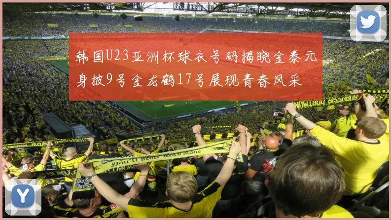韩国U23亚洲杯球衣号码揭晓金泰元身披9号金龙鹤17号展现青春风采